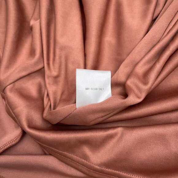 Birdy Grey Benny Crepe Maxi Formal Bridesmaid Dress Cut‎ Out Desert Rose S NWT - Picture 10 of 15